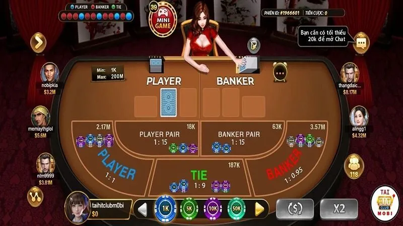 Baccarat HITCLUB mang lại cơ hội sở hữu tiền tỷ cho người chơi 